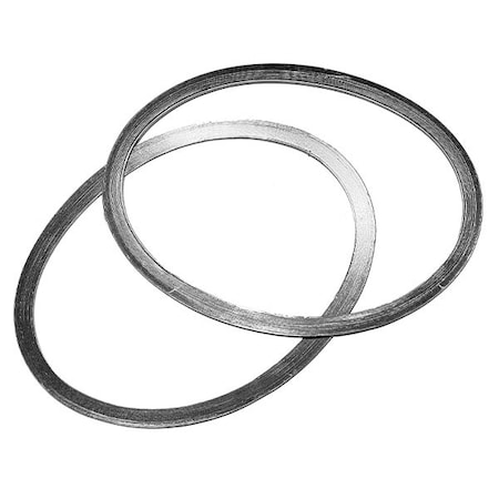 Boilersource Handhole Gasket, Spiral Wound, 3 in x 4 in x 1/2 in, 0.175 in thick, Elliptical, PK 2 S999-3X4X1/2X0.175E-PK2